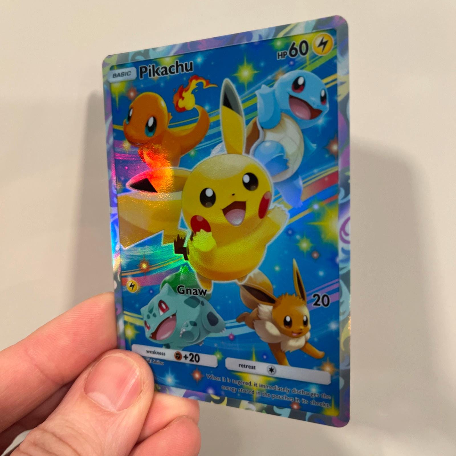 i buy the holographic pikachu card in charmander Charmander Holo Detective Pikachu NM, 4/18 Pokemon Card main image 1