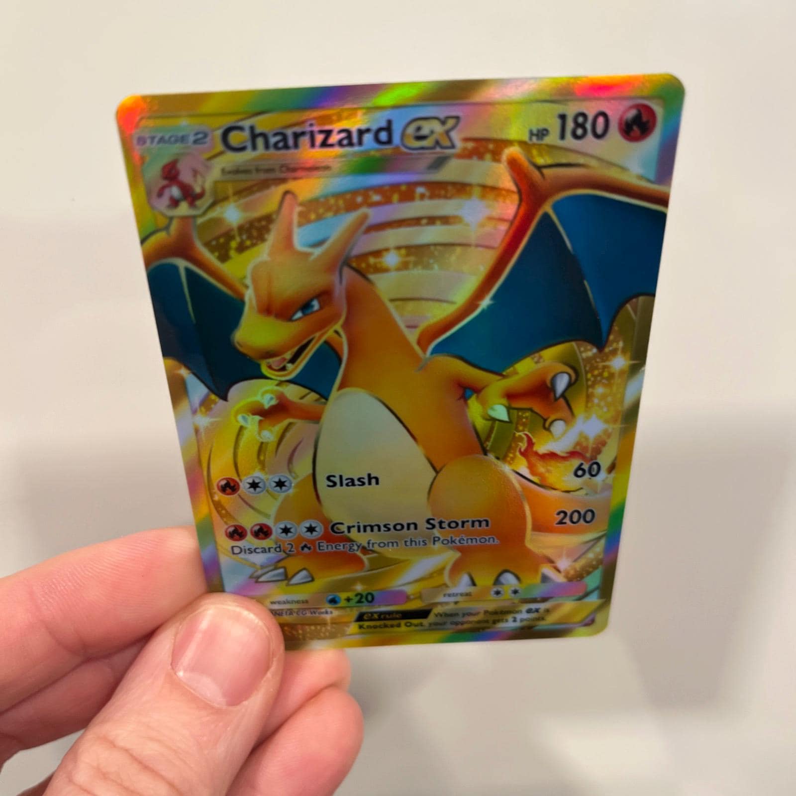 リザードン ex クラウン レア ゴールド ホログラフィック ポケモン TCG