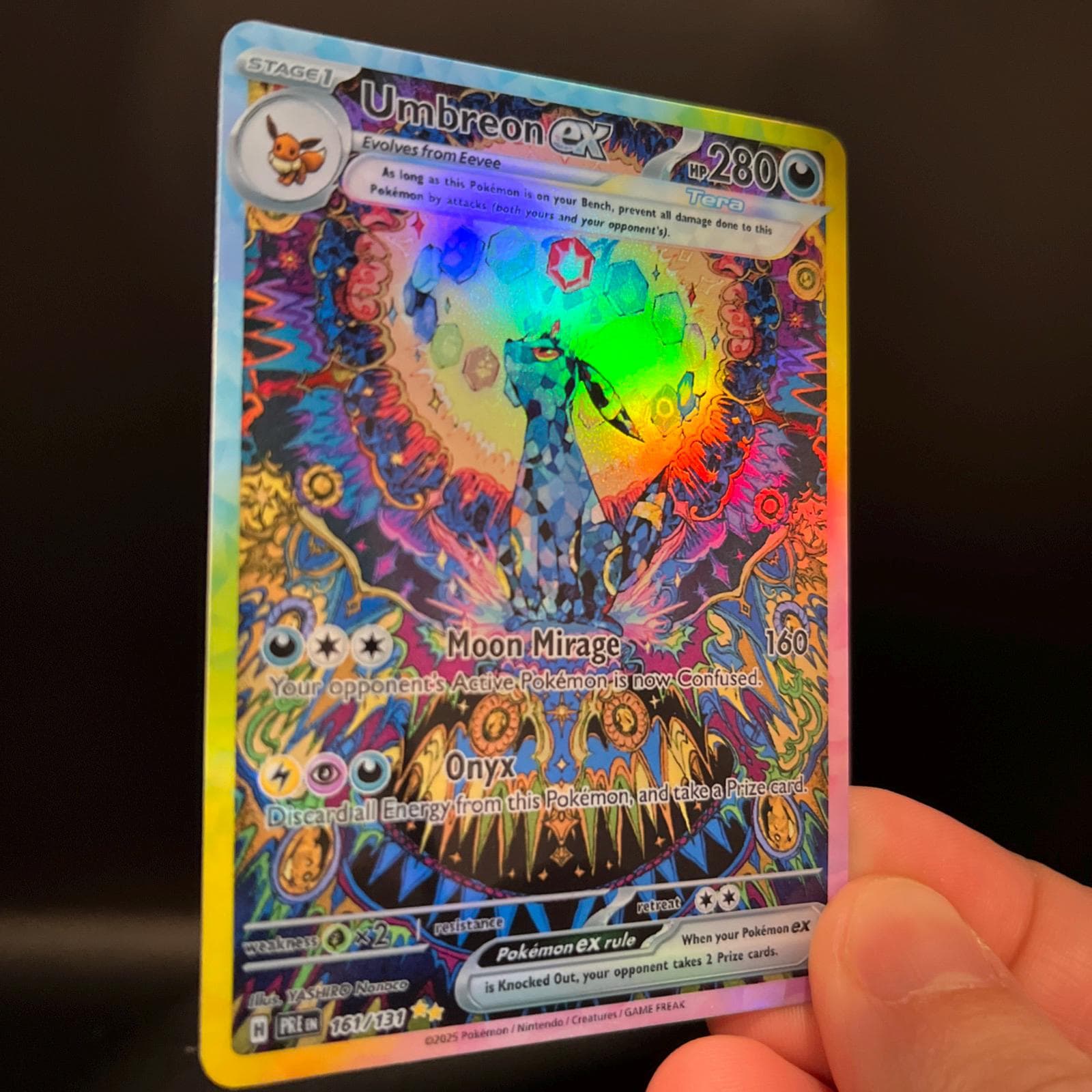 Umbreon Ex Pokémon Prismatic Evolutions SIR 161/131 | Custom Proxy