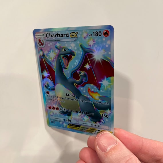 Shiny Charizard Ex Holographic Pokmon TCG Pocket Self Made Card - Sharp  Details! - Etsy