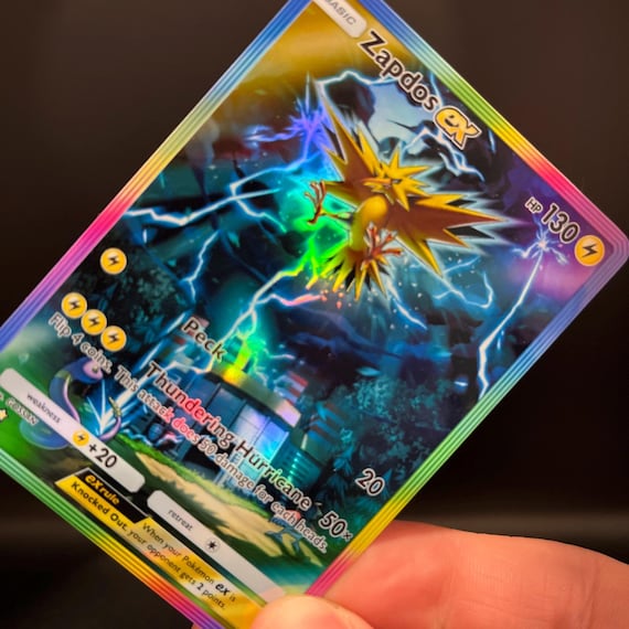 Zapdos Ex Holographic Pokmon TCG Pocket Self Made Card - Sharp Details! - Etsy Canada Zapdos Ex Holographic Pokmon TCG Pocket Self Made Card - Sharp Details! - Etsy Canada