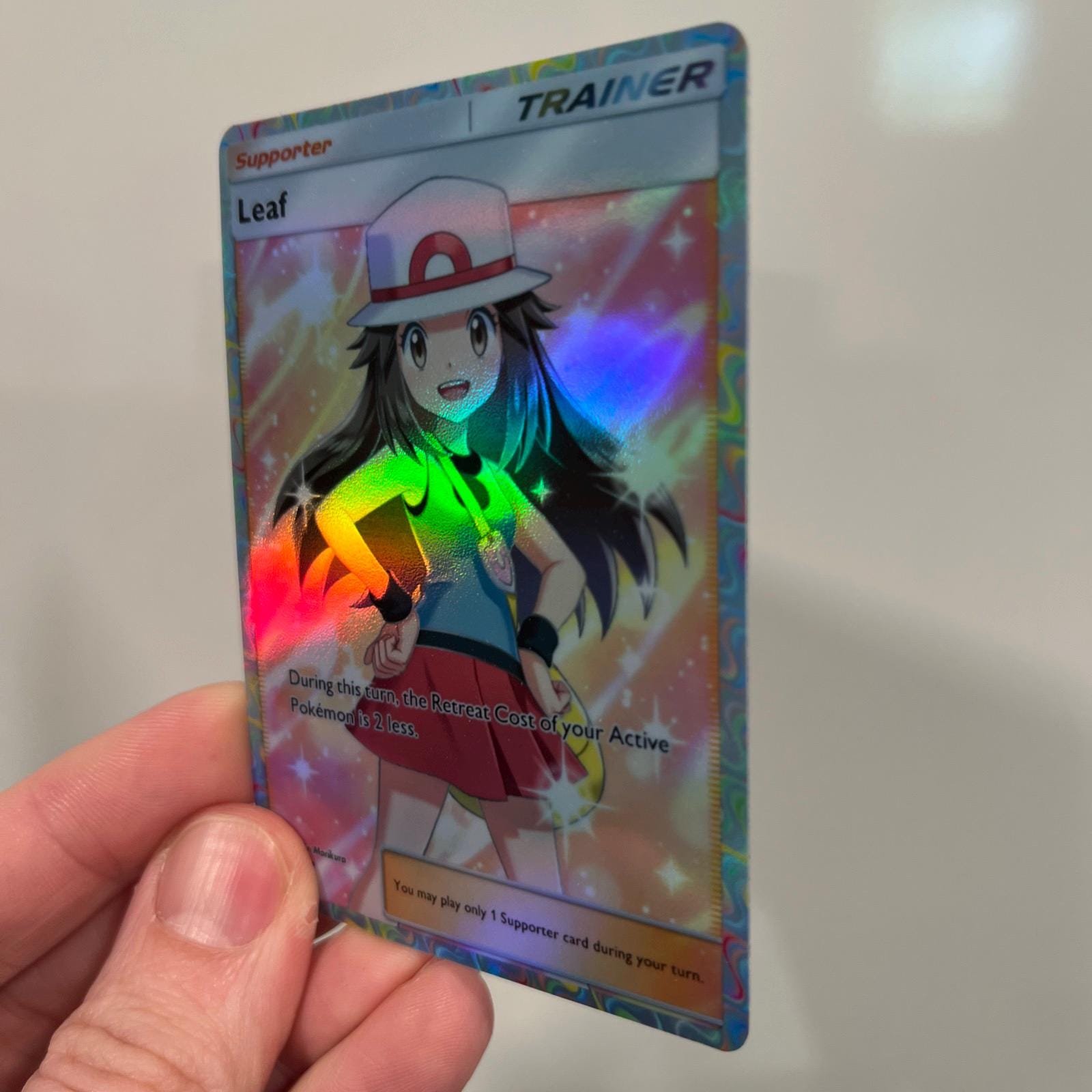 リーフトレーナー ホログラフィック ポケモン TCG ポケット 自作カード
