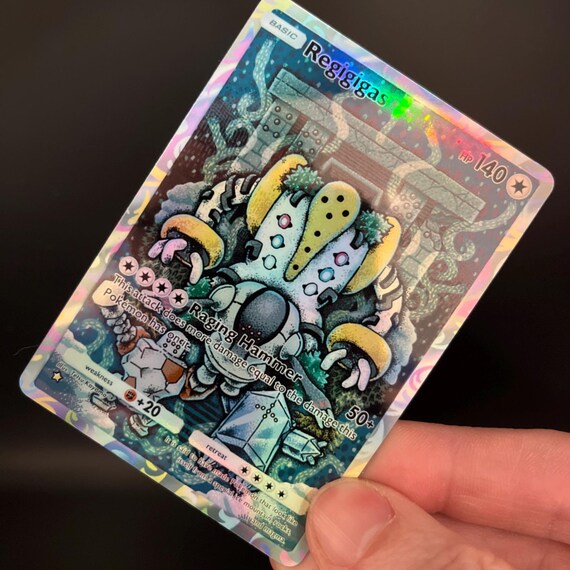レジギガス ホログラフィック ポケモン TCG ポケット 自作カード