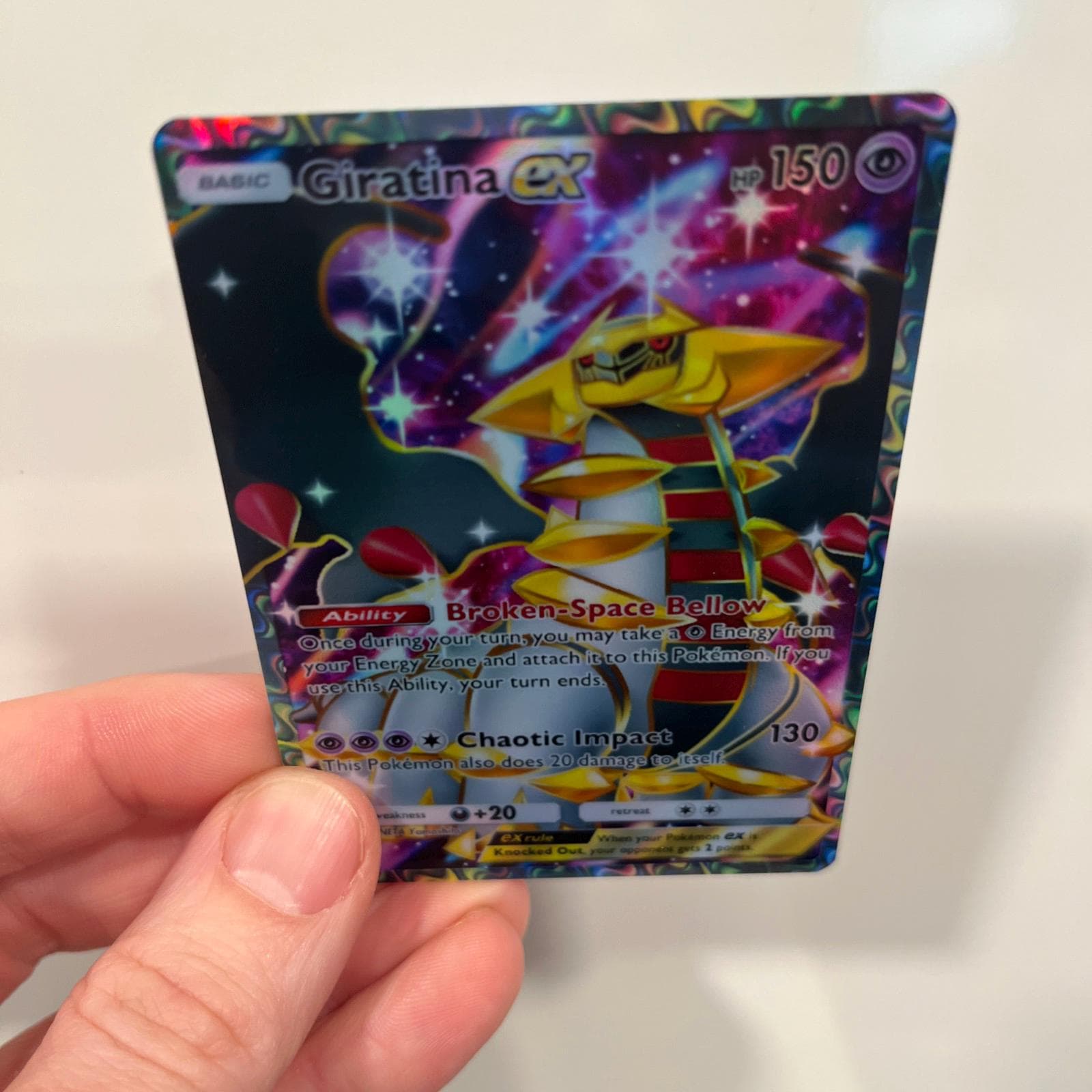 ギラティナ EX 別アート ホログラフィック ポケモン TCG ポケット 自作