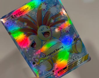 secret rare exeggutor pokemon card Exeggutor EX Ultra Rare Surging Sparks 133/191, NM Pokemon Card