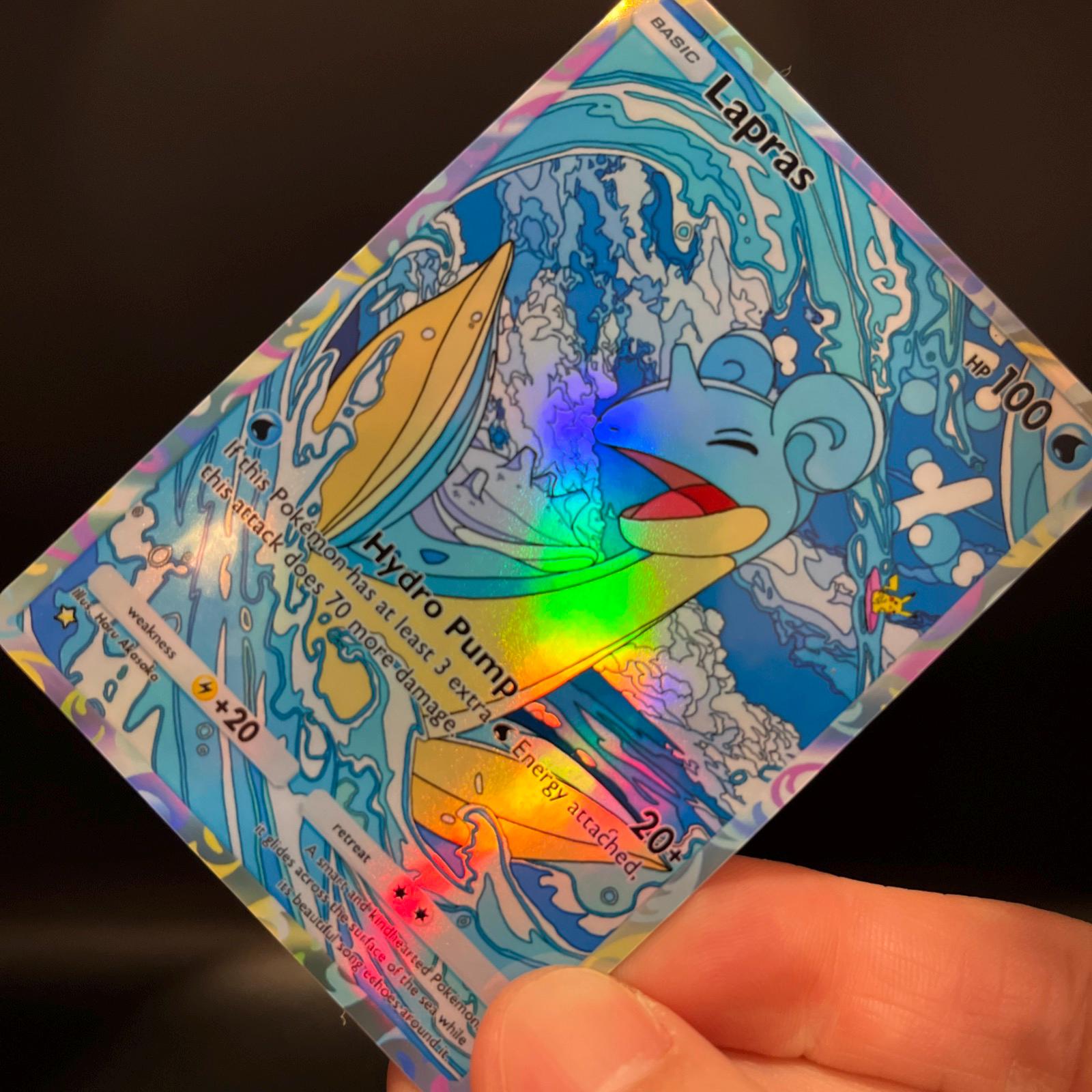 ラプラス ホログラフィック ポケモン TCG ポケット 自作カード - 鮮明
