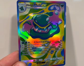 アローラ ベトベトン ex ホログラフィック ポケモン TCG ポケット 自作