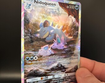 Nidoqueen Holographic Pokmon TCG Pocket Self Made Card - Sharp Details! - Etsy Nidoqueen Holographic Pokmon TCG Pocket Self Made Card - Sharp Details! - Etsy
