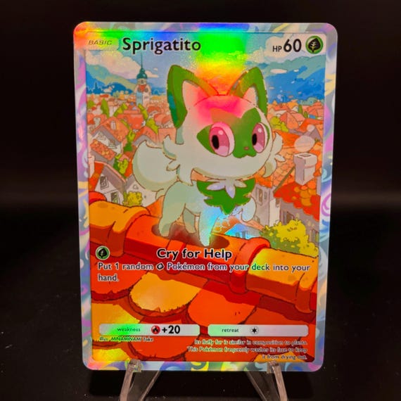 pokemon cards sprigatito Liko Sprigatito Triple Star | CBB1C Gem Pack Vol. 1