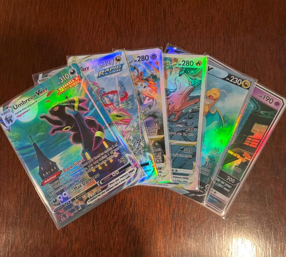 Choose Your Pokemon TCG Holographic Card Reprint - Umbreon, Mewtwo,  Dragonite, Giratina, and more