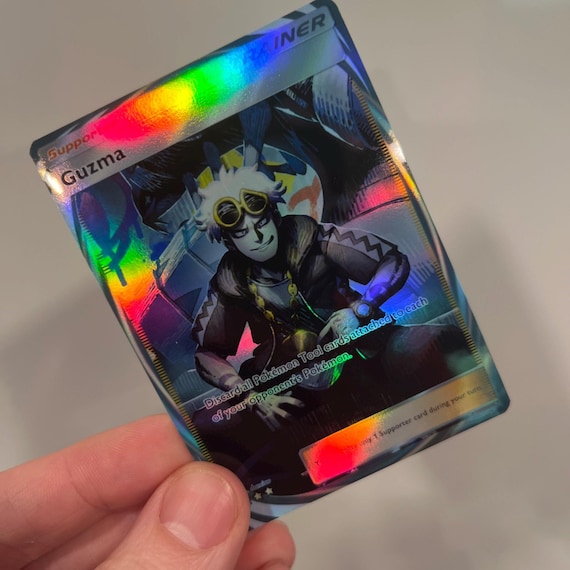 guzma pokemon card Hala Custom Proxy GoldenFishGames switch your Active Pokemon with 1 of your Benched Pokemon. Opening NEW CELESTIAL GUARDIANS PACKS