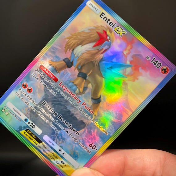 holographic entei card Entei 020/163 Battle Styles Reverse Holo Foil Pokemon Card Near Mint main image 1