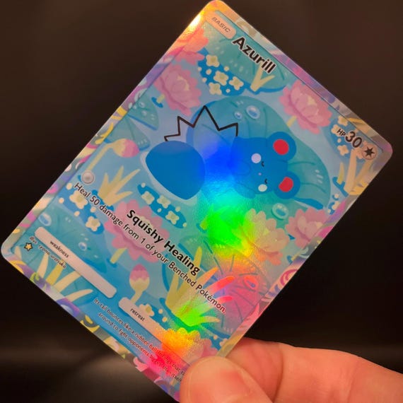 Azurill - Holo Fan Card Pokmon TCG Pocket Art | Secluded Springs (a4a) - Etsy Azurill - Holo Fan Card Pokmon TCG Pocket Art | Secluded Springs (a4a) - Etsy