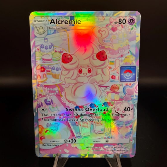 Alcremie Fan-made Holographic Pokmon TCG Pocket Card | Promo Set A - Etsy