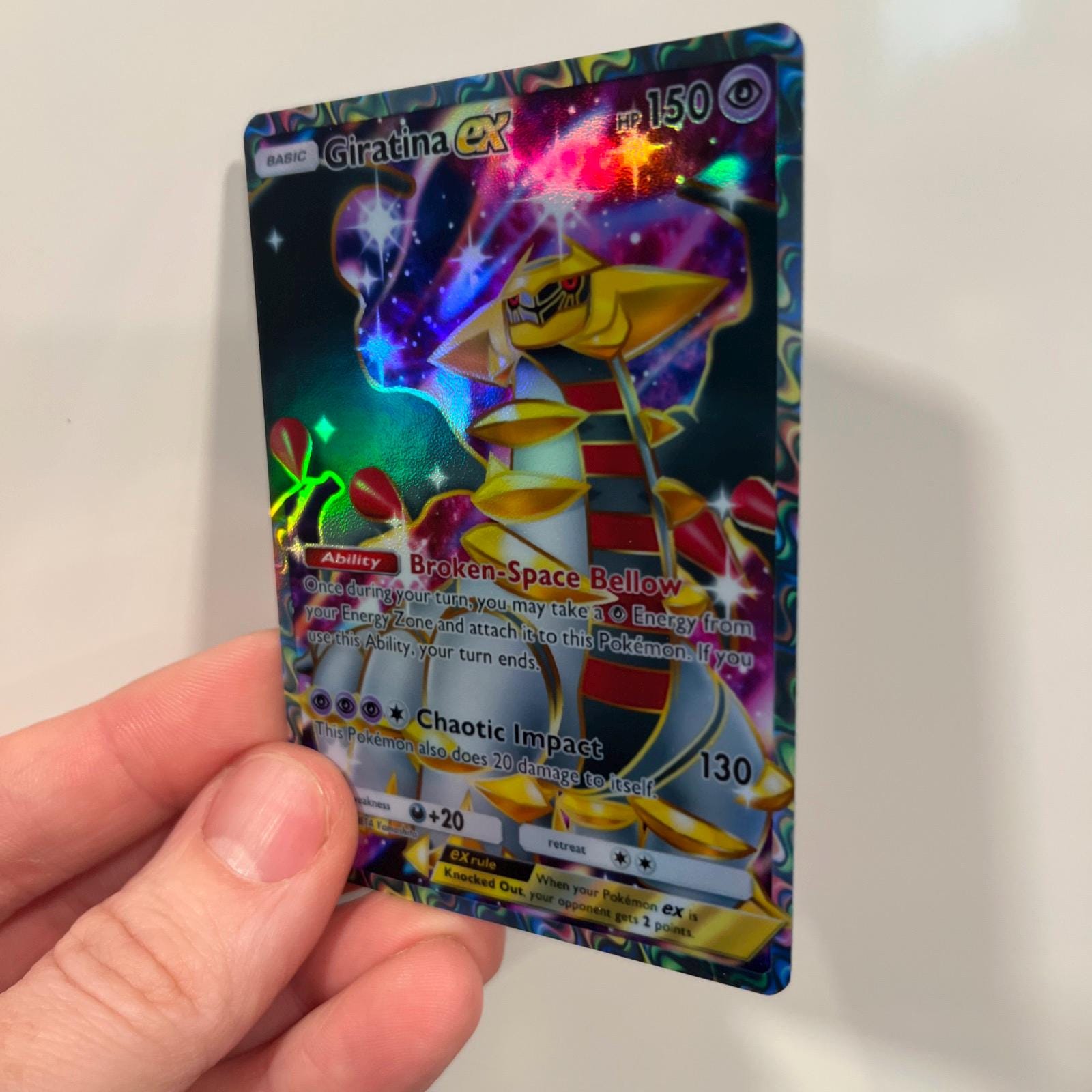 ギラティナ EX 別アート ホログラフィック ポケモン TCG ポケット 自作