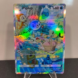 ポッチャマ ホログラフィック ポケモン TCG ポケット 自作カード - 鮮明なディテール!