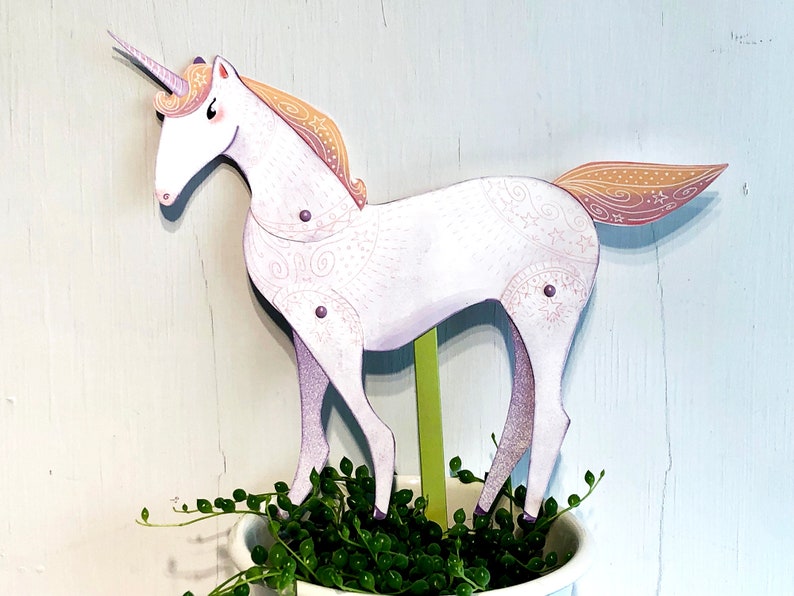 Unicorn Paper Doll Kit Articulated Paper Doll Etsy
