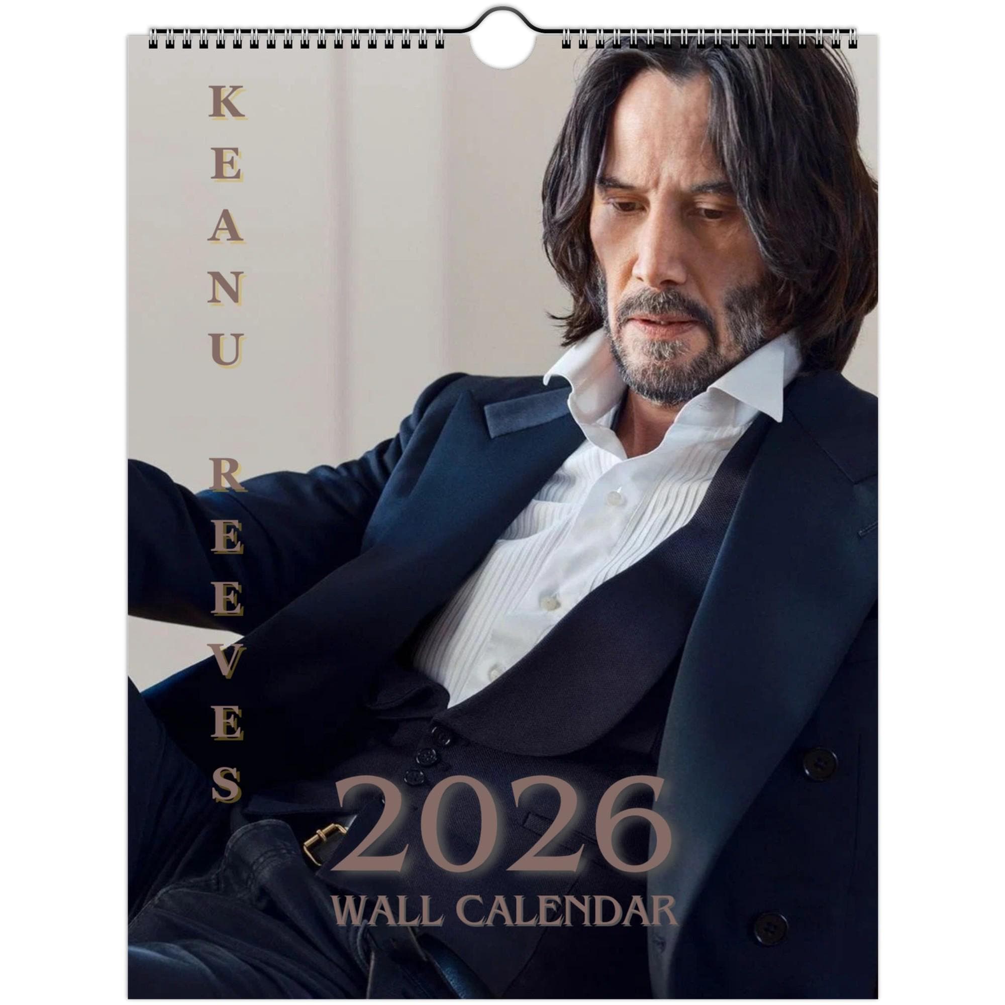 Keanu Reeves 2026 Wall Calendar Etsy Il 8efa 