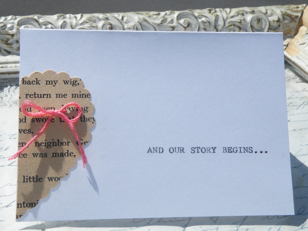 Wedding Mini Note Cards, Set of 4, Wedding Note Cards, Wedding, Wedding