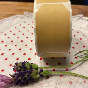 Etykieta z papieru typu Kraft, Naklejka z etykiety typu Kraft, Etykieta DIY, Akcesorium do pakietu świątecznego