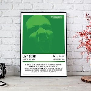 Limp Bizkit Poster Print | Results May Vary Album Poster | Music Poster | Album Cover Poster | Wall Decor | Music Gift