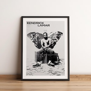 Kendrick Lamar Poster Print | Kendrick Lamar Artist Poster | Music Poster | Album Cover Poster | Wall Decor | Music Gift