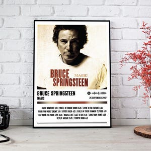 Bruce Springsteen Poster Print | Magic Album Poster | Music Poster | Album Cover Poster | Wall Decor | Music Gift