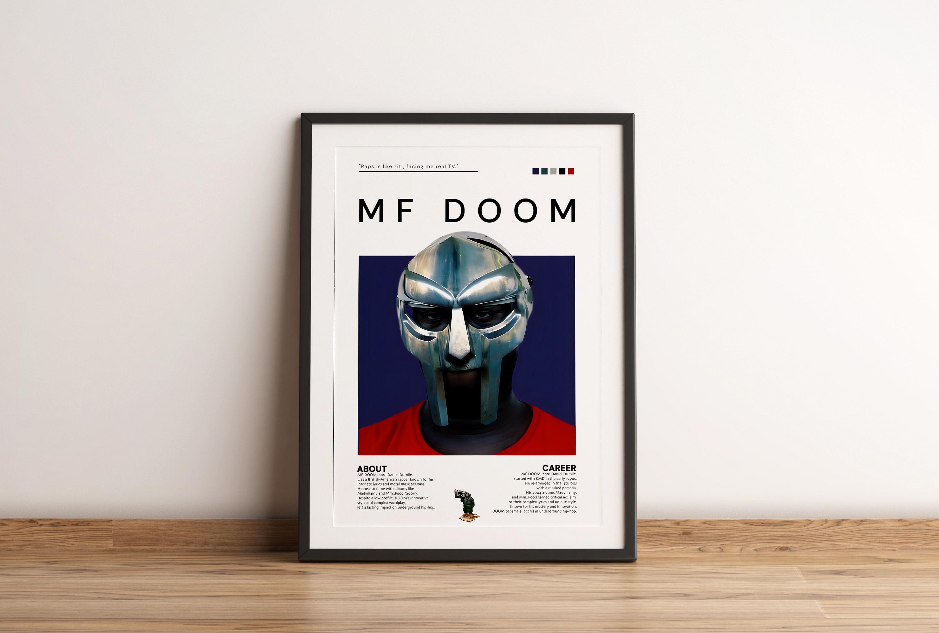 Mf doom poster - Etsy 日本