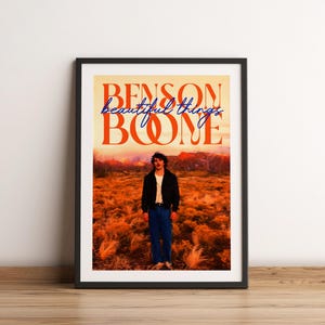 Benson Boone Poster Druck | Benson Boone Künstler Poster | Musik Poster | Album Cover Poster | Wanddekoration | Musik Geschenk