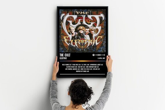 The Cult Poster Print | Electric Album Poster | Music Poster