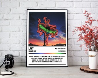 Lany Poster Print | LANY Album Poster | Music Poster | Album Cover