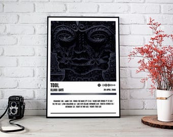 Tool Poster Print | 10,000 Days Album Poster | Music Poster
