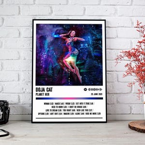 Doja Cat Poster Print | Planet Her Album Poster | Music Poster | Album Cover Poster | Wall Decor | Music Gift