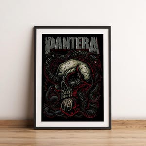 Pantera Poster Print | Pantera Artist Poster | Music Poster | Album Cover Poster | Wall Decor | Music Gift