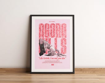Poster chat Doja | Poster d'artiste de chat Doja | Affiche de musique | Poster de la pochette de l'album | Décoration murale | Cadeau musique
