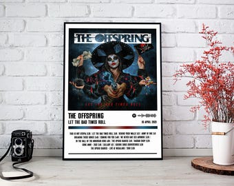 La copie d'affiche de la progéniture | Poster de l'album « Laissons les mauvais temps rouler » | Affiche de musique | Poster de la pochette de l'album | Décoration murale | Cadeau musique