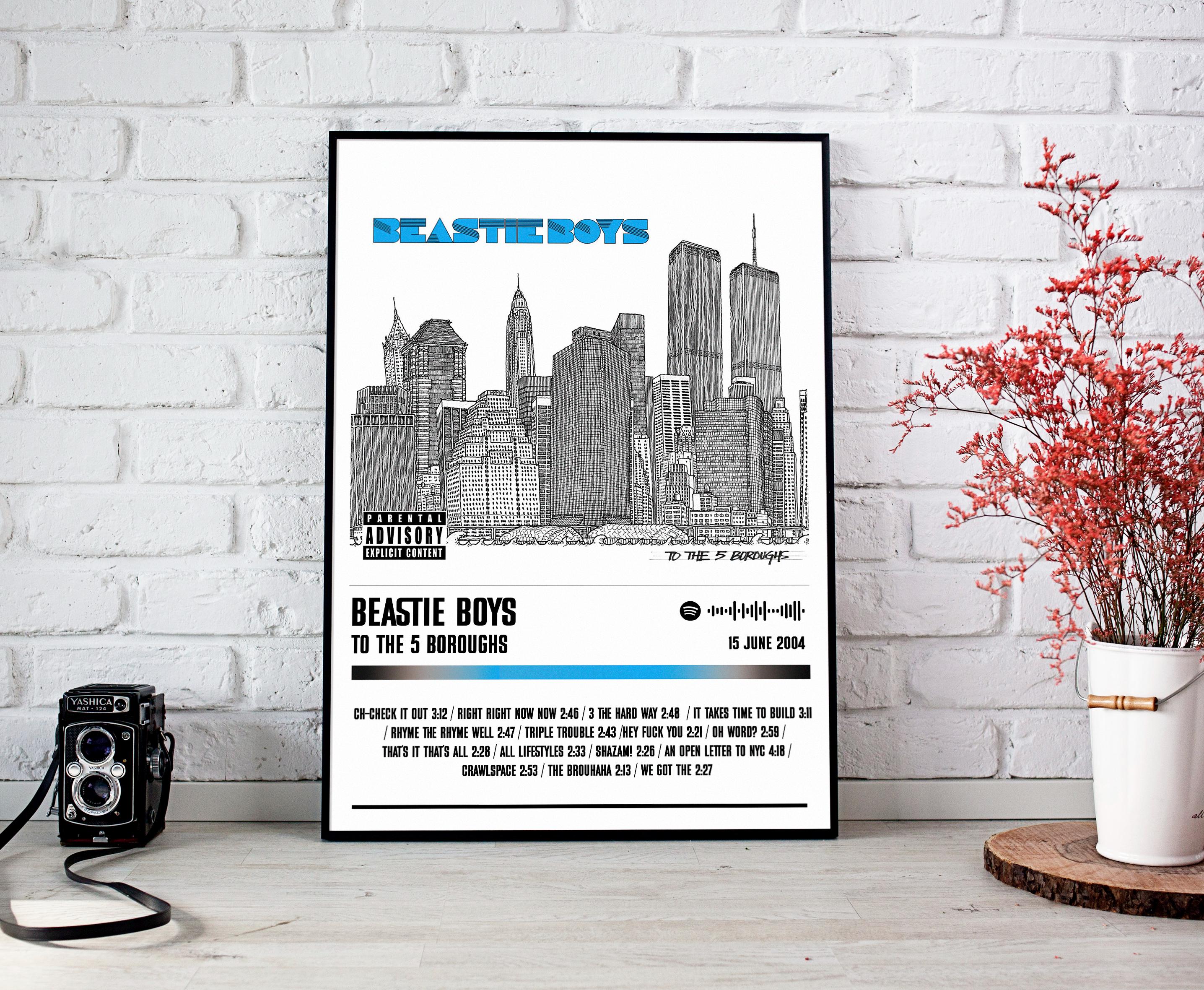 Beastie Boys To The 5 Boroughs サイン入りポスター 【公式通販】