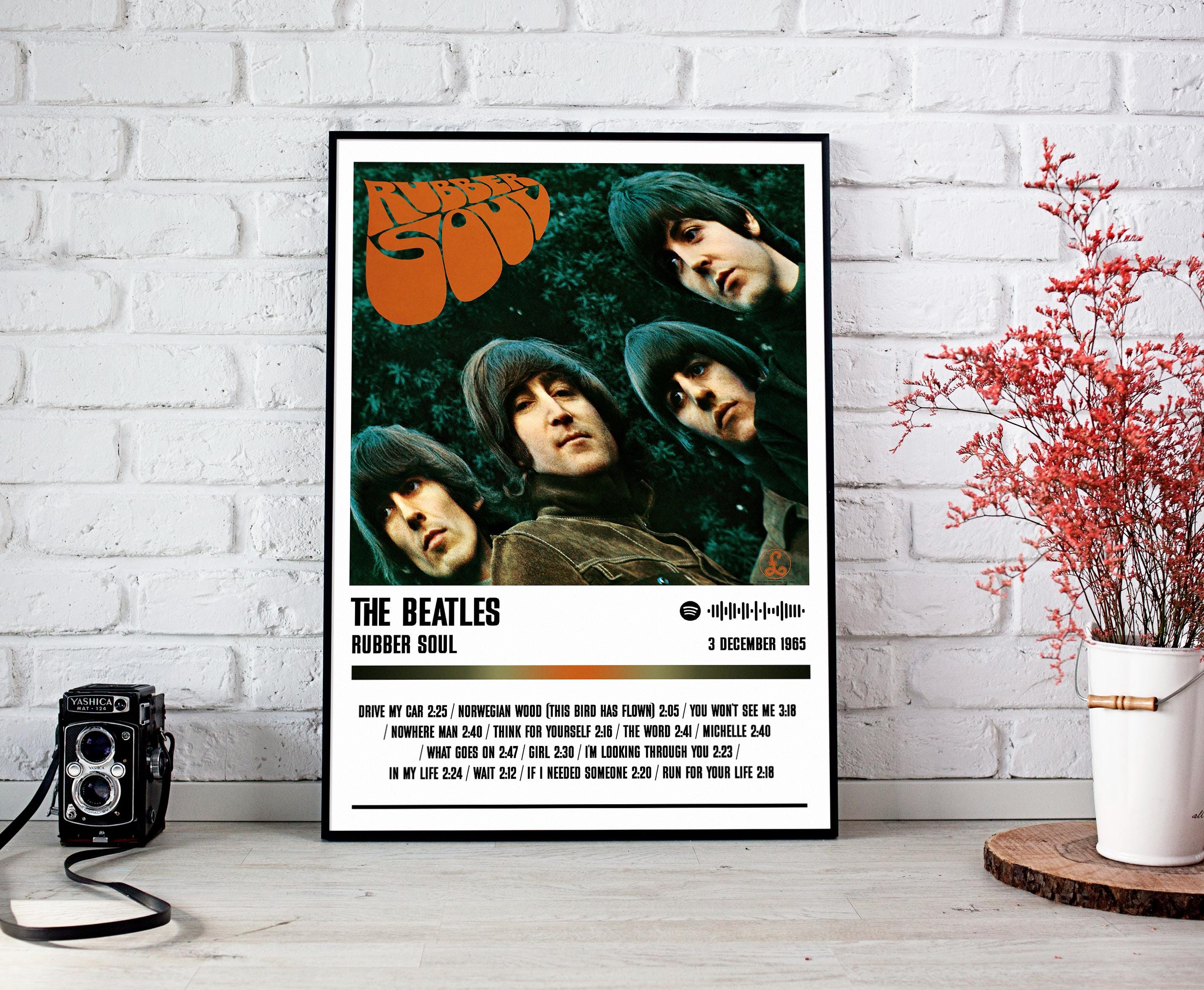 激レアデッドストックビートルズrubbersoulラバーソウル3Dアート