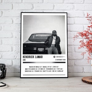 Kendrick Lamar Poster Print | GNX Album Poster | Music Poster | Album Cover Poster | Wall Decor | Music Gift