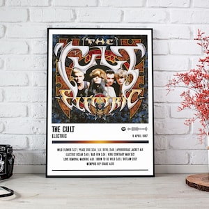 The Cult Electric Poster - Etsy