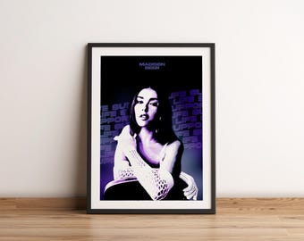 Madison Bier Poster Druck | Madison Beer Künstler Poster | Musik Poster | Album Cover Poster | Wanddekoration | Musik Geschenk