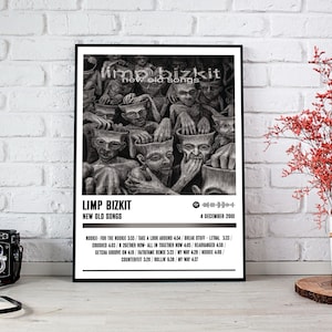 Limp Bizkit Poster Print | New Old Songs Album Poster | Music Poster | Album Cover Poster | Wall Decor | Music Gift