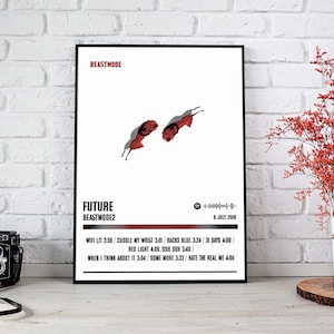 Future Poster Print | Beastmode2 Album Poster | Music Poster | Album Cover Poster | Wall Decor | Music Gift