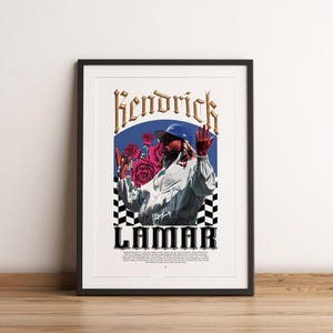 Kendrick Lamar Poster Print | Kendrick Lamar Artist Poster | Music Poster | Album Cover Poster | Wall Decor | Music Gift