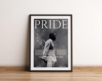 Kendrick Lamar Poster Druck | Kendrick Lamar Künstler Poster | Musik Poster | Album Cover Poster | Wanddekoration | Musik Geschenk