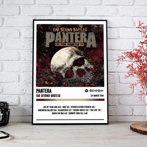 Pantera Poster Print | Far Beyond Bootleg Album Poster | Music Poster | Album Cover Poster | Wall Decor | Music Gift