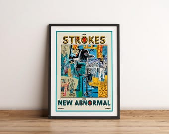 La copie d'affiche de <br> Profitez-en ! L'affiche de l'artiste Strokes | Affiche de musique | Poster de la pochette de l'album | Décoration murale | Cadeau musique