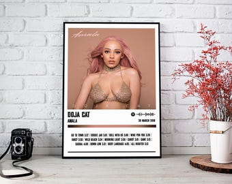 Doja Katze Poster Druck | Amala Album-Poster | Musik Poster | Album Cover Poster | Wanddekoration | Musik Geschenk