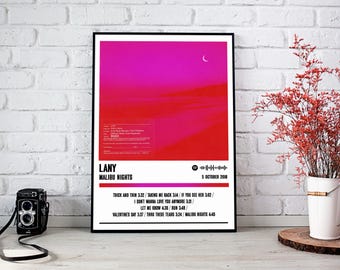 Lany Poster Print | LANY Album Poster | Music Poster | Album Cover