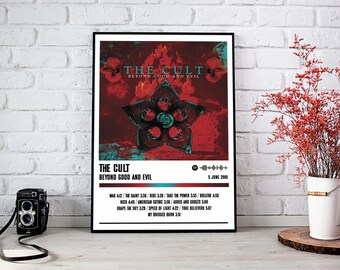 The Cult Poster Print | Beyond Good And Evil Album Poster | Music Poster | Album Cover Poster | Wall Decor | Music Gift